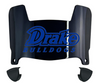 Drake Bulldogs Mini Football Helmet Visor Shield w/ Clips - PICK VISOR & LOGO COLOR