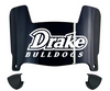 Drake Bulldogs Mini Football Helmet Visor Shield w/ Clips - PICK VISOR & LOGO COLOR