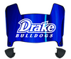 Drake Bulldogs Mini Football Helmet Visor Shield w/ Clips - PICK VISOR & LOGO COLOR