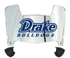 Drake Bulldogs Mini Football Helmet Visor Shield w/ Clips - PICK VISOR & LOGO COLOR