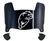 Drake Bulldogs Mini Football Helmet Visor Shield w/ Clips - PICK VISOR & LOGO COLOR