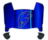Drake Bulldogs Mini Football Helmet Visor Shield w/ Clips - PICK VISOR & LOGO COLOR