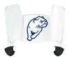 Drake Bulldogs Mini Football Helmet Visor Shield w/ Clips - PICK VISOR & LOGO COLOR