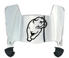 Drake Bulldogs Mini Football Helmet Visor Shield w/ Clips - PICK VISOR & LOGO COLOR