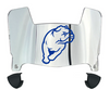 Drake Bulldogs Mini Football Helmet Visor Shield w/ Clips - PICK VISOR & LOGO COLOR
