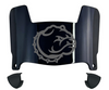 Drake Bulldogs Mini Football Helmet Visor Shield w/ Clips - PICK VISOR & LOGO COLOR