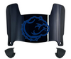 Drake Bulldogs Mini Football Helmet Visor Shield w/ Clips - PICK VISOR & LOGO COLOR