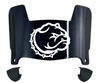 Drake Bulldogs Mini Football Helmet Visor Shield w/ Clips - PICK VISOR & LOGO COLOR