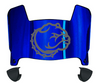 Drake Bulldogs Mini Football Helmet Visor Shield w/ Clips - PICK VISOR & LOGO COLOR
