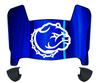 Drake Bulldogs Mini Football Helmet Visor Shield w/ Clips - PICK VISOR & LOGO COLOR