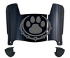 Drake Bulldogs Mini Football Helmet Visor Shield w/ Clips - PICK VISOR & LOGO COLOR