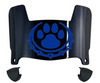 Drake Bulldogs Mini Football Helmet Visor Shield w/ Clips - PICK VISOR & LOGO COLOR