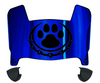 Drake Bulldogs Mini Football Helmet Visor Shield w/ Clips - PICK VISOR & LOGO COLOR