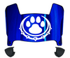 Drake Bulldogs Mini Football Helmet Visor Shield w/ Clips - PICK VISOR & LOGO COLOR