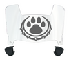 Drake Bulldogs Mini Football Helmet Visor Shield w/ Clips - PICK VISOR & LOGO COLOR
