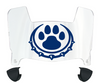 Drake Bulldogs Mini Football Helmet Visor Shield w/ Clips - PICK VISOR & LOGO COLOR