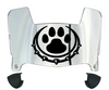 Drake Bulldogs Mini Football Helmet Visor Shield w/ Clips - PICK VISOR & LOGO COLOR