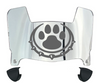 Drake Bulldogs Mini Football Helmet Visor Shield w/ Clips - PICK VISOR & LOGO COLOR