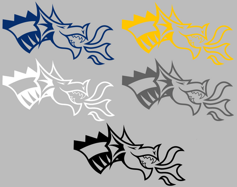 Drexel Dragons Alternate Team Logo Premium DieCut Vinyl Decal PICK COLOR & SIZE