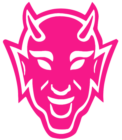 Duke Blue Devils Hot Pink Retro Throwback Logo Premium DieCut Vinyl Decal PICK SIZE