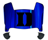 Duke Blue Devils Mini Football Helmet Visor Shield w/ Clips - PICK VISOR & LOGO COLOR