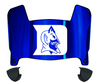 Duke Blue Devils Mini Football Helmet Visor Shield w/ Clips - PICK VISOR & LOGO COLOR