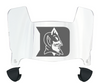 Duke Blue Devils Mini Football Helmet Visor Shield w/ Clips - PICK VISOR & LOGO COLOR