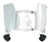 Duke Blue Devils Mini Football Helmet Visor Shield w/ Clips - PICK VISOR & LOGO COLOR