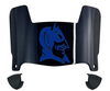 Duke Blue Devils Mini Football Helmet Visor Shield w/ Clips - PICK VISOR & LOGO COLOR