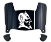 Duke Blue Devils Mini Football Helmet Visor Shield w/ Clips - PICK VISOR & LOGO COLOR
