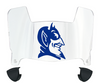 Duke Blue Devils Mini Football Helmet Visor Shield w/ Clips - PICK VISOR & LOGO COLOR