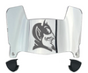 Duke Blue Devils Mini Football Helmet Visor Shield w/ Clips - PICK VISOR & LOGO COLOR