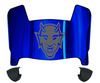 Duke Blue Devils Mini Football Helmet Visor Shield w/ Clips - PICK VISOR & LOGO COLOR
