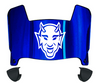 Duke Blue Devils Mini Football Helmet Visor Shield w/ Clips - PICK VISOR & LOGO COLOR