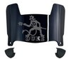 Duke Blue Devils Mini Football Helmet Visor Shield w/ Clips - PICK VISOR & LOGO COLOR