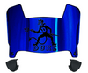Duke Blue Devils Mini Football Helmet Visor Shield w/ Clips - PICK VISOR & LOGO COLOR