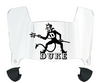 Duke Blue Devils Mini Football Helmet Visor Shield w/ Clips - PICK VISOR & LOGO COLOR