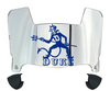 Duke Blue Devils Mini Football Helmet Visor Shield w/ Clips - PICK VISOR & LOGO COLOR