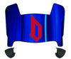 Duquesne Dukes Mini Football Helmet Visor Shield w/ Clips - PICK VISOR & LOGO COLOR