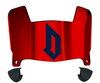 Duquesne Dukes Mini Football Helmet Visor Shield w/ Clips - PICK VISOR & LOGO COLOR