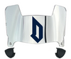 Duquesne Dukes Mini Football Helmet Visor Shield w/ Clips - PICK VISOR & LOGO COLOR