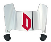 Duquesne Dukes Mini Football Helmet Visor Shield w/ Clips - PICK VISOR & LOGO COLOR