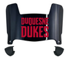 Duquesne Dukes Mini Football Helmet Visor Shield w/ Clips - PICK VISOR & LOGO COLOR
