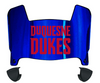 Duquesne Dukes Mini Football Helmet Visor Shield w/ Clips - PICK VISOR & LOGO COLOR
