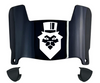 Duquesne Dukes Mini Football Helmet Visor Shield w/ Clips - PICK VISOR & LOGO COLOR
