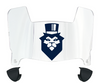 Duquesne Dukes Mini Football Helmet Visor Shield w/ Clips - PICK VISOR & LOGO COLOR