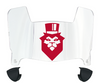 Duquesne Dukes Mini Football Helmet Visor Shield w/ Clips - PICK VISOR & LOGO COLOR