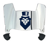 Duquesne Dukes Mini Football Helmet Visor Shield w/ Clips - PICK VISOR & LOGO COLOR