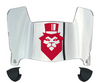 Duquesne Dukes Mini Football Helmet Visor Shield w/ Clips - PICK VISOR & LOGO COLOR
