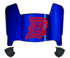 Duquesne Dukes Mini Football Helmet Visor Shield w/ Clips - PICK VISOR & LOGO COLOR